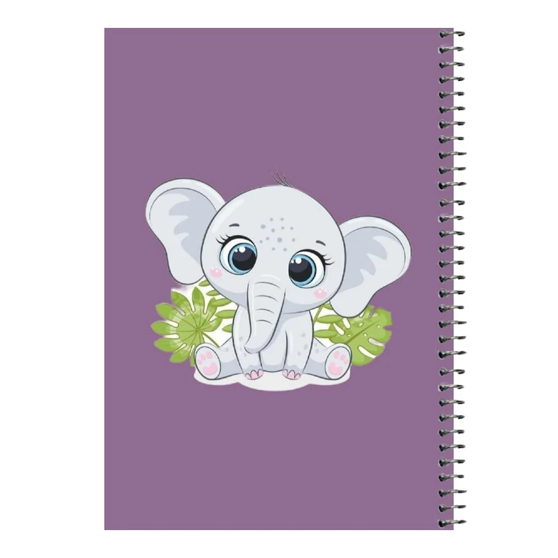 دفتر مشق 80 برگ اس جی مدل فیل بامزه     