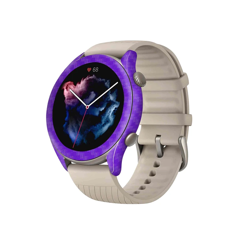 برچسب ماهوت طرح Purple-Fiber مناسب برای ساعت هوشمند آمازفیت GTR 3