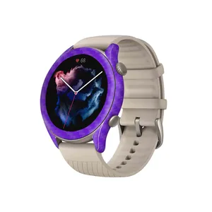 MAHOOT Purple-Fiber Cover Sticker for Amazfit GTR 3 Smartwatch