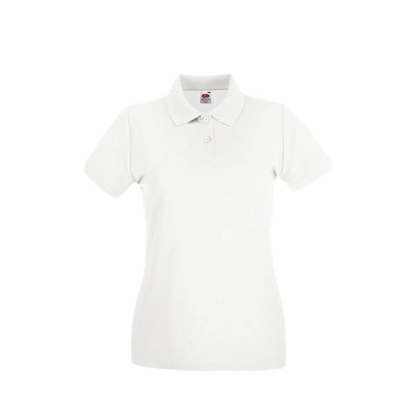 پولوشرت آستین کوتاه زنانه فروت آو د لوم مدل HG-987 رنگ سفید -  - 1