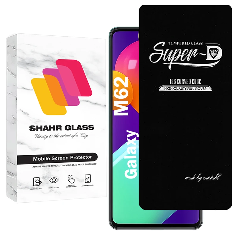 محافظ صفحه نمایش شهر گلس مدل SUPERDNSH مناسب برای گوشی موبایل سامسونگ Galaxy M62