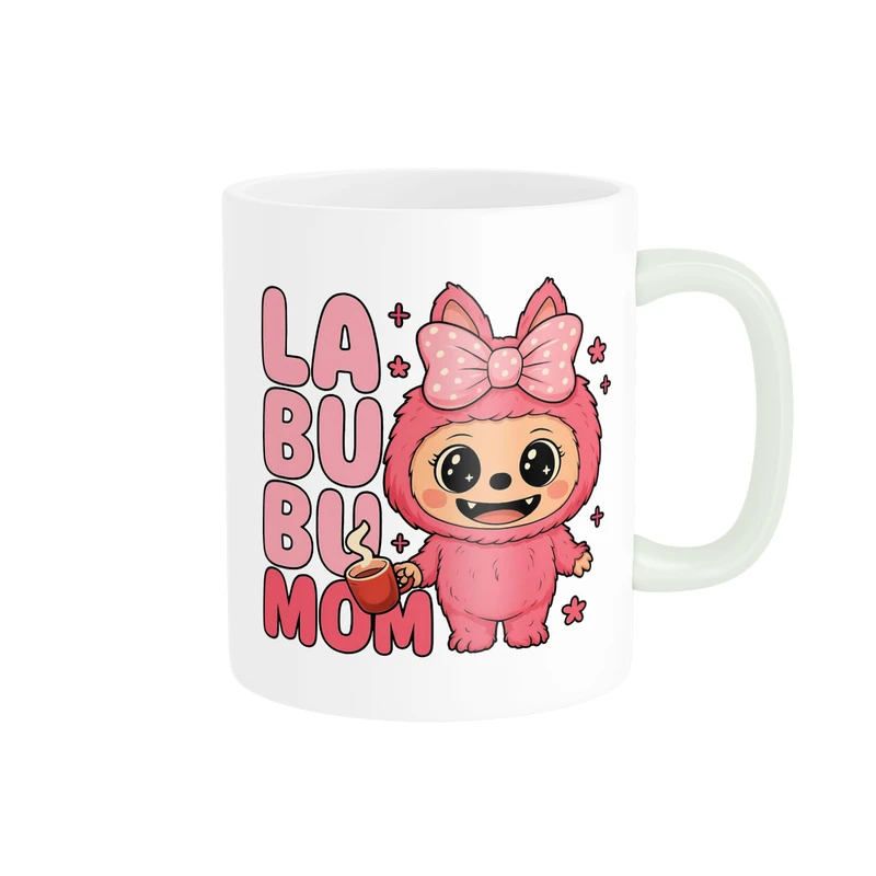 ماگ پاد آفرین مدل عروسک لبوبو کد DKC1233