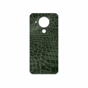 MAHOOT Green-Crocodile-Leather Cover Sticker for Nokia 5.4