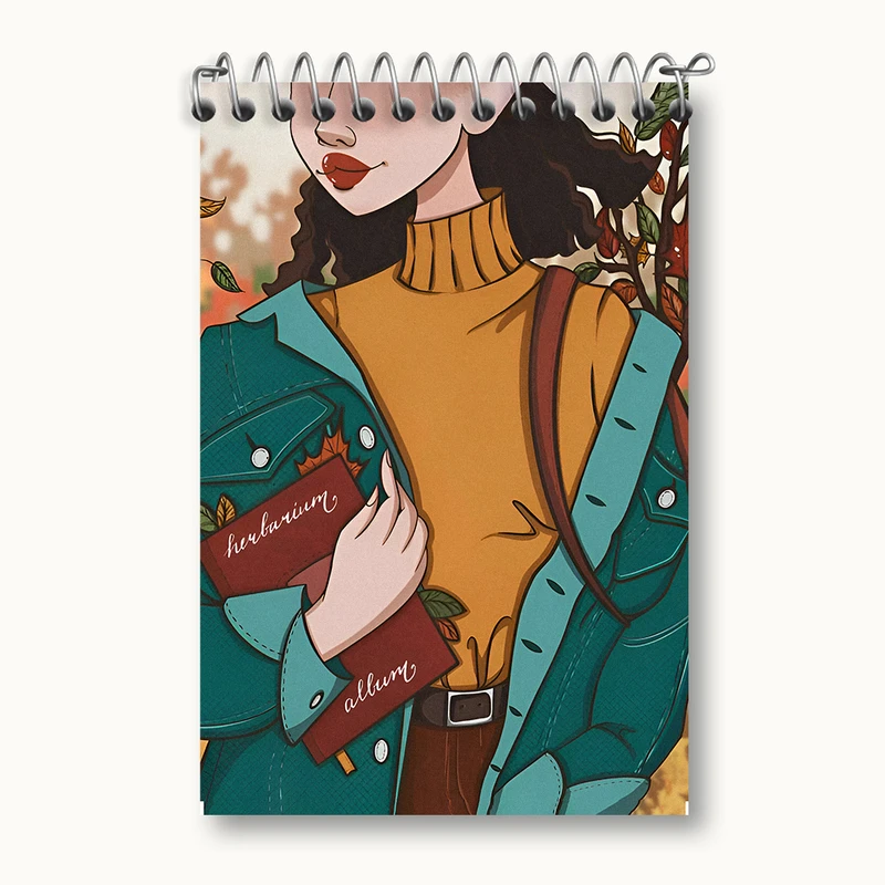 دفتر یادداشت 50 برگ خندالو طرح دخترانه کد N3792