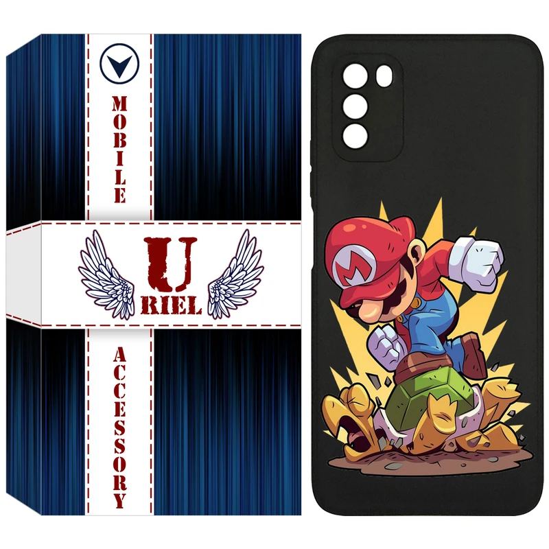 کاور یوریل قاب مدل KSH کد 64 طرح ماریو مناسب برای گوشی موبایل شیائومی Poco M4 Pro 4G