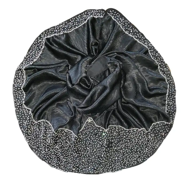 شال زنانه مدل ساتن کوپرا جواهردوزی