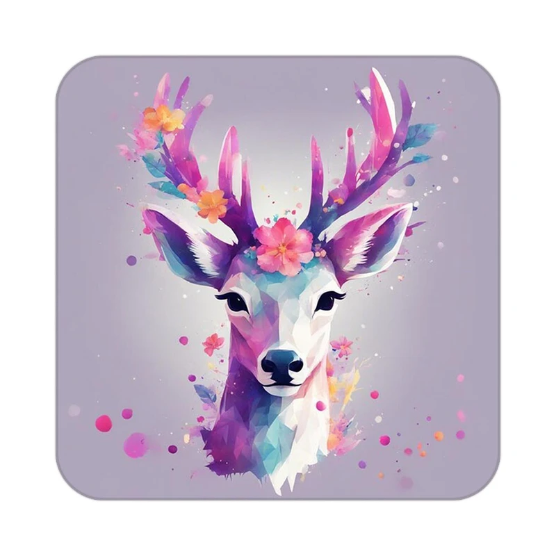 زیر لیوانی کاکتی طرح حیوانات رنگی مدل mp26210