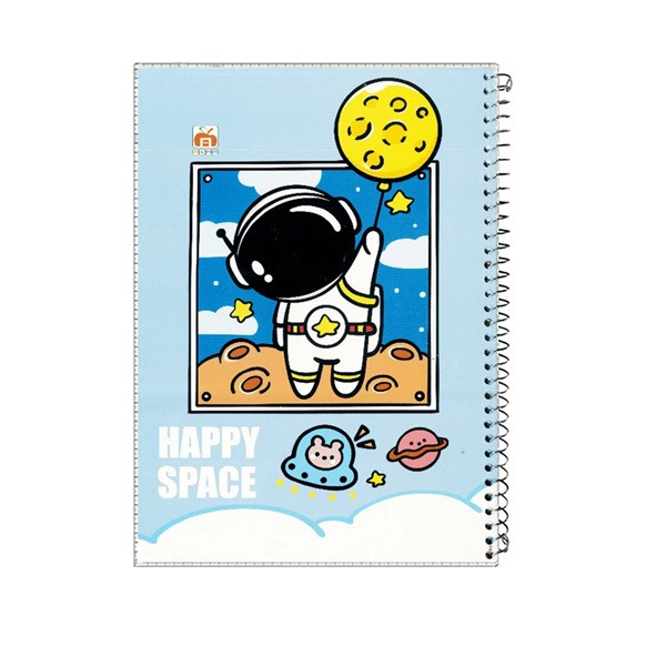 دفتر مشق 60 برگ نهال طرح فضانورد کد 2571