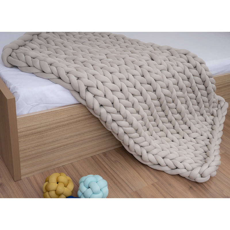 شال مبل و تخت مدل chunky سایز 85x160 سانتیمتر
