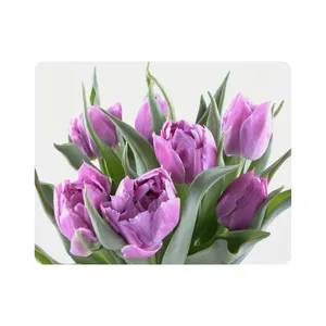 ماوس پد اطلس آبی طرح گل مدل T6772
