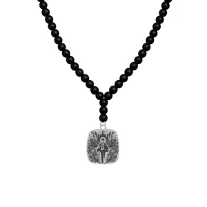 گردنبند هایکا مدل مهره ای طرح هری پاتر کد bg.h 115