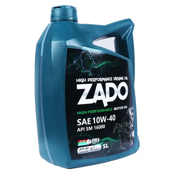 روغن موتور خودرو زادو مدل SAE 10W-40-SM حجم 5 لیتر
