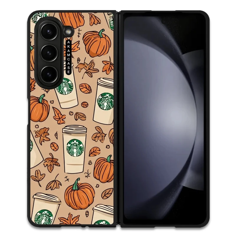 کاور آکام مدل AMC-WSGZFOLD5-PUMPKIN-23 مناسب برای گوشی موبایل سامسونگ Galaxy Z Fold 5