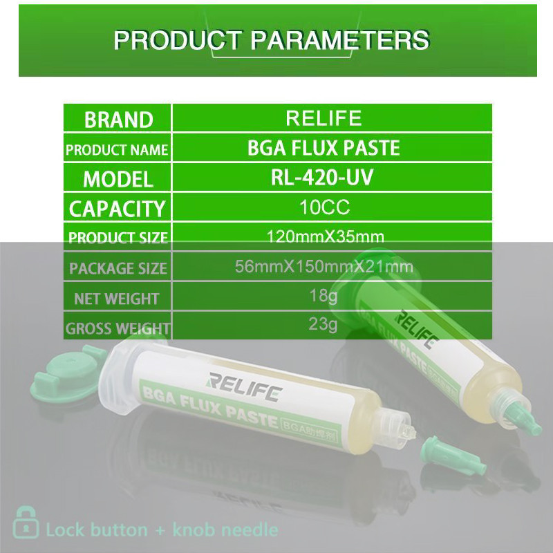 خمیر فلاکس ریلایف مدل RL-420-UV