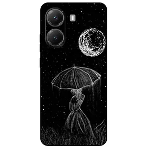 Megafone Girl and Moon 1369 Cover For Xiaomi Poco X7 Pro