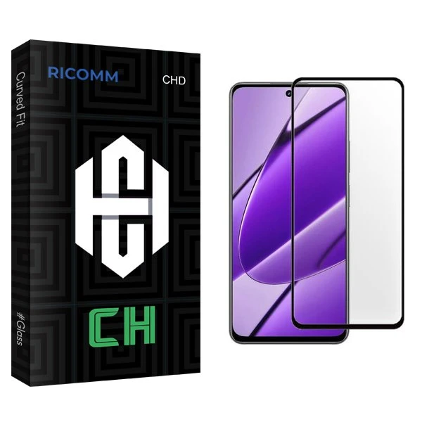 محافظ صفحه نمایش شیشه ای ریکام مدل CH مناسب برای گوشی موبایل ریلمی C55