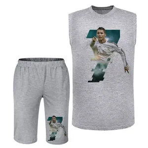 ست تاپ و شلوارک مردانه مدل رونالدو A409