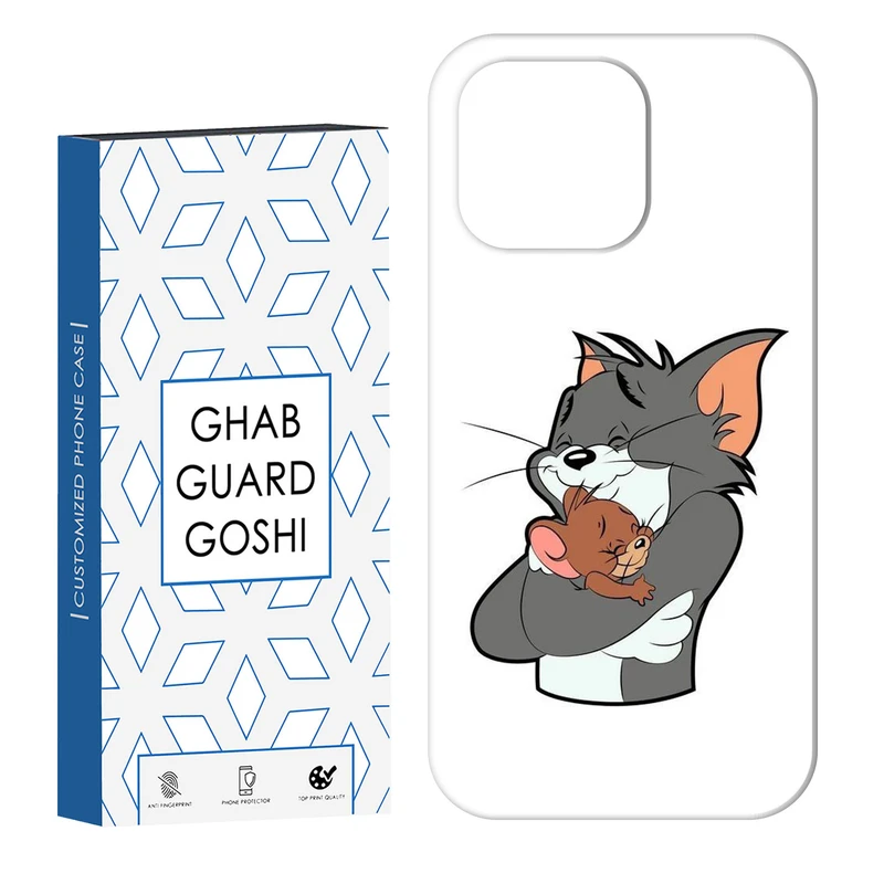 کاور قاب گارد گوشی طرح تام و جری کد Dimo-721 مناسب برای گوشی موبایل اپل  IPHONE 13 PRO MAX