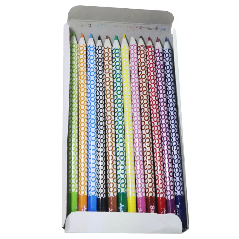 مداد رنگی 12رنگ سعید مدل Pencil