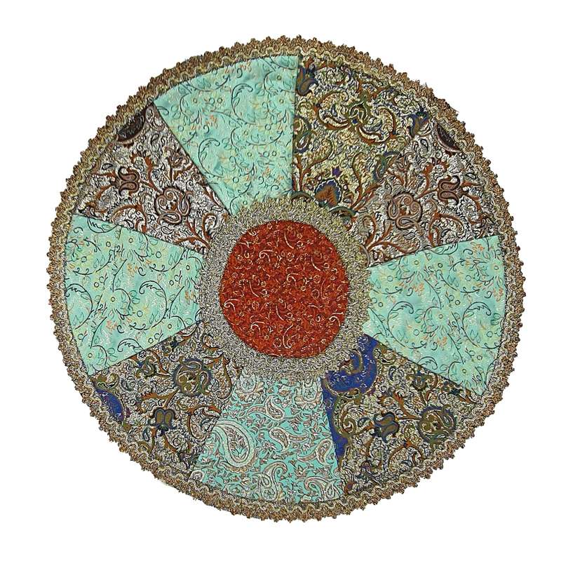 رومیزی ترمه مدل عقیق کد R16