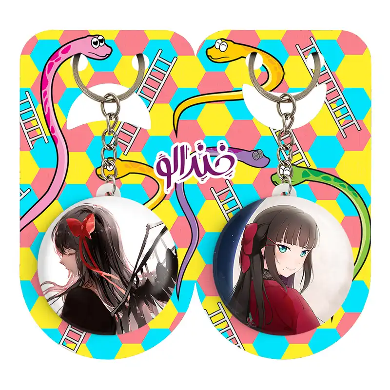 جاکلیدی خندالو مدل همورا اکامی انیمه مجیک مادوکا کد 1841518414 مجموعه 2 عددی