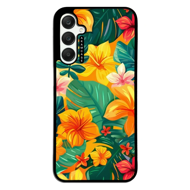 کاور آکام مدل AMC-WSGA25-FLOWERS-28 مناسب برای گوشی موبایل سامسونگ Galaxy A25