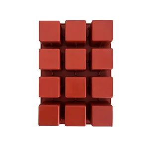 قالب دسر مدل سیلیکونی مکعب مربع 12 خانه