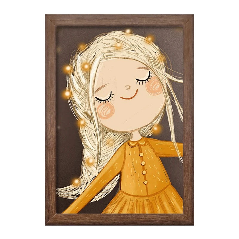 تابلو خندالو طرح دخترانه فانتزی کد 25710