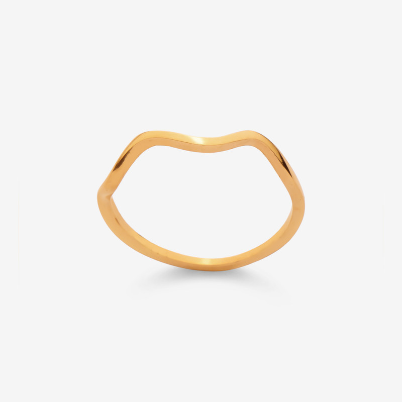 انگشتر طلا 18 عیار زنانه میو گلد مدل DG-R133 سایز 50