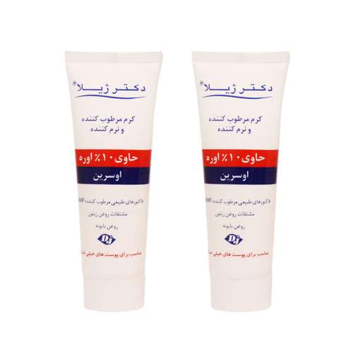 کرم مرطوب کننده دکتر ژیلا مدل اوره 10حجم 75 میلی لیتر مجموعه 2 عددی