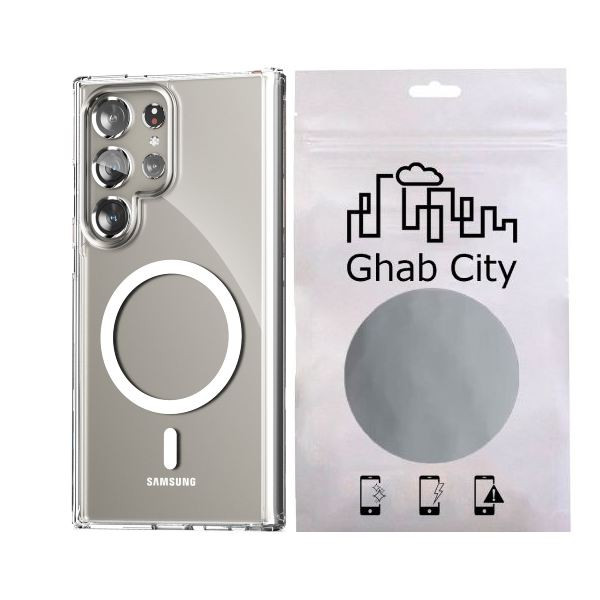 کاور قاب تاپ سیتی طرح مگ سیف مدل MagSafe Fit مناسب برای گوشی موبایل سامسونگ Galaxy S24 Ultra