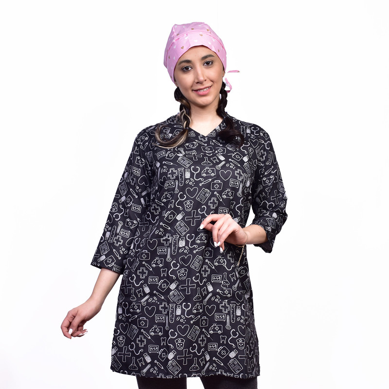 روپوش پزشکی زنانه مدل RO11