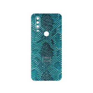 MAHOOT Blue Snake Skin Cover Sticker for Motorola One Action