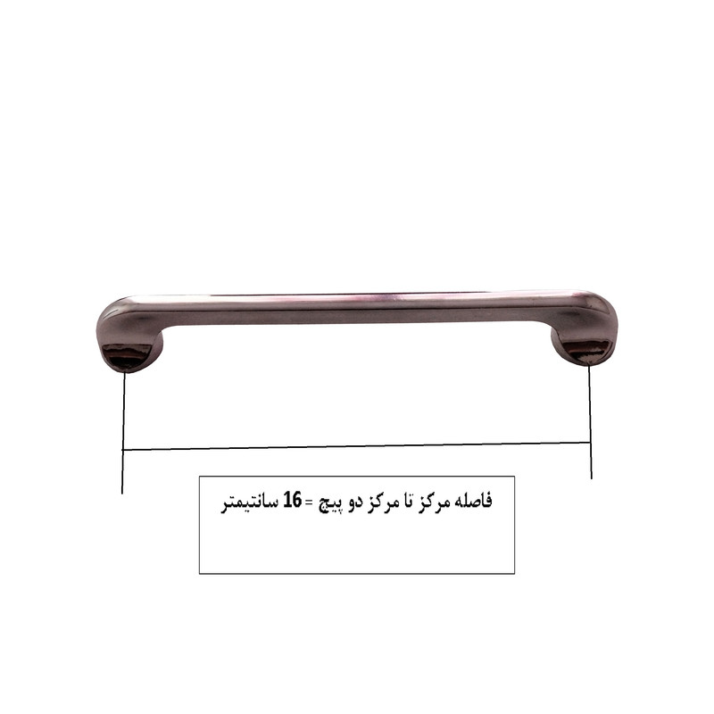 دستگیره کابینت و کمد مدل میله ای کد D160 بسته 10 عددی
