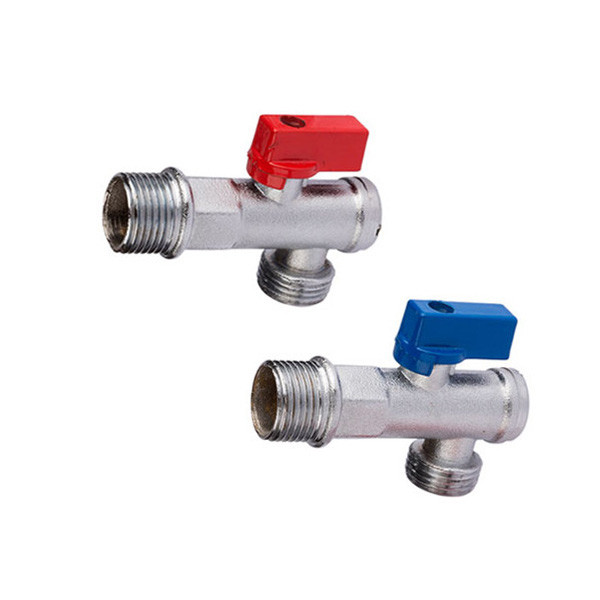 شیر پیسوار شیرآلات بهداشتی قهرمان مدل ساچمه‌ای 3/8 مجموعه دو عددی