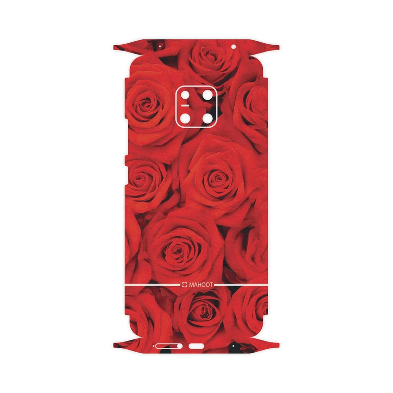 برچسب پوششی ماهوت مدل Full skin-Red-Flower مناسب برای گوشی موبایل هوآوی Mate 20 Pro