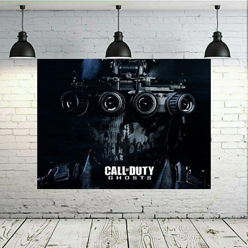 تابلو بوم طرح چرم مخمل مدل گیم کالاف دیوتی- Call of Duty کد SDB6172