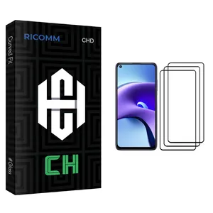 Ricomm CH glass Screen Protector For Xiaomi Redmi Note 9T Pack Of 3