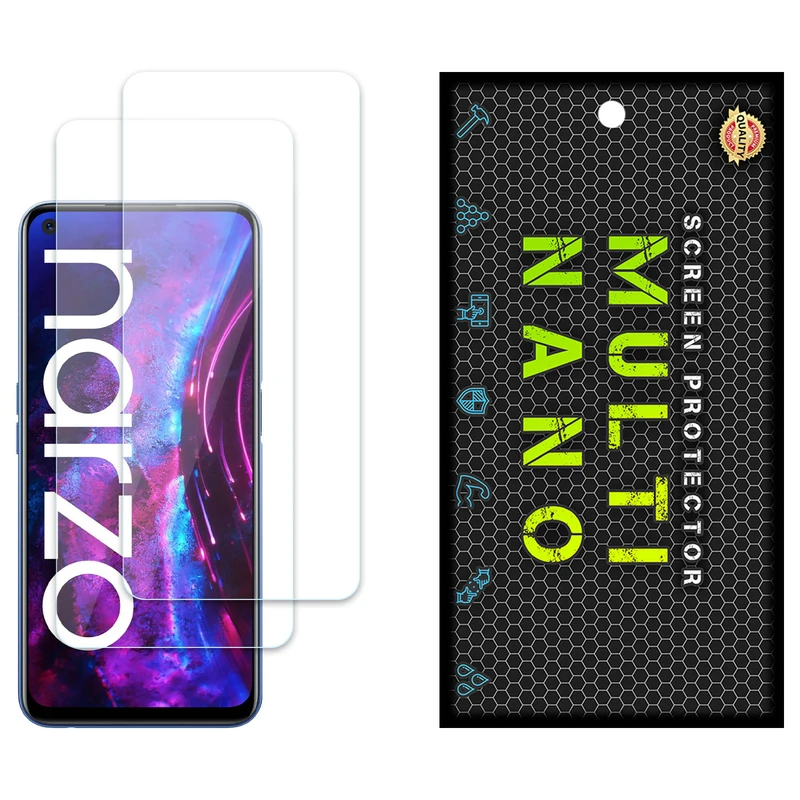 محافظ صفحه نمایش مولتی نانو مدل X-S2N مناسب برای گوشی موبایل ریلمی Narzo 30 Pro بسته دو عددی