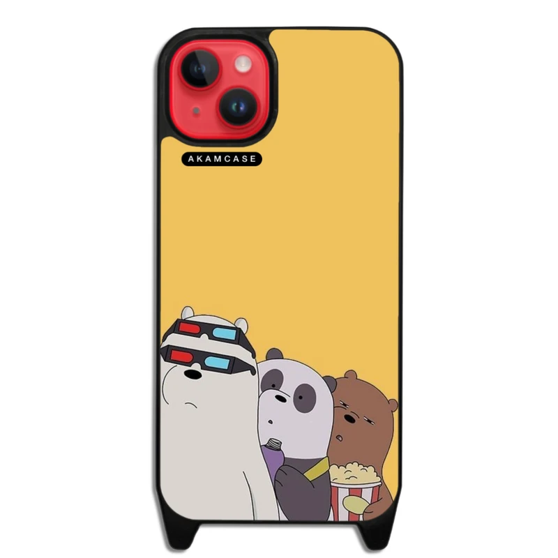 کاور آکام مدل AMCWLA15PLUS-BARE BEAR9 مناسب برای گوشی موبایل اپل iPhone 15 Plus