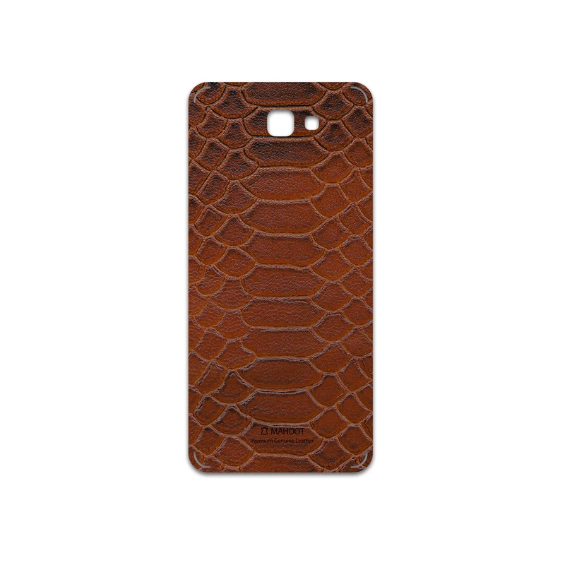 برچسب پوششی ماهوت مدل Brown-Snake-Leather مناسب برای گوشی موبایل سامسونگ Galaxy J7 Prime