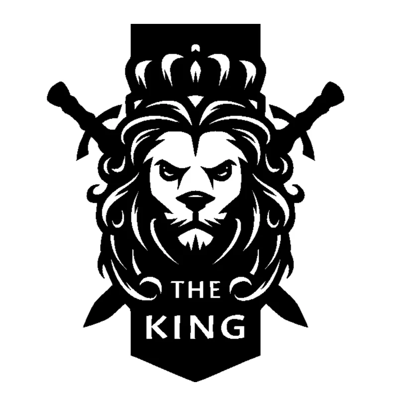 برچسب بدنه خودرو مهدیار طرح شیر KING کد SS105