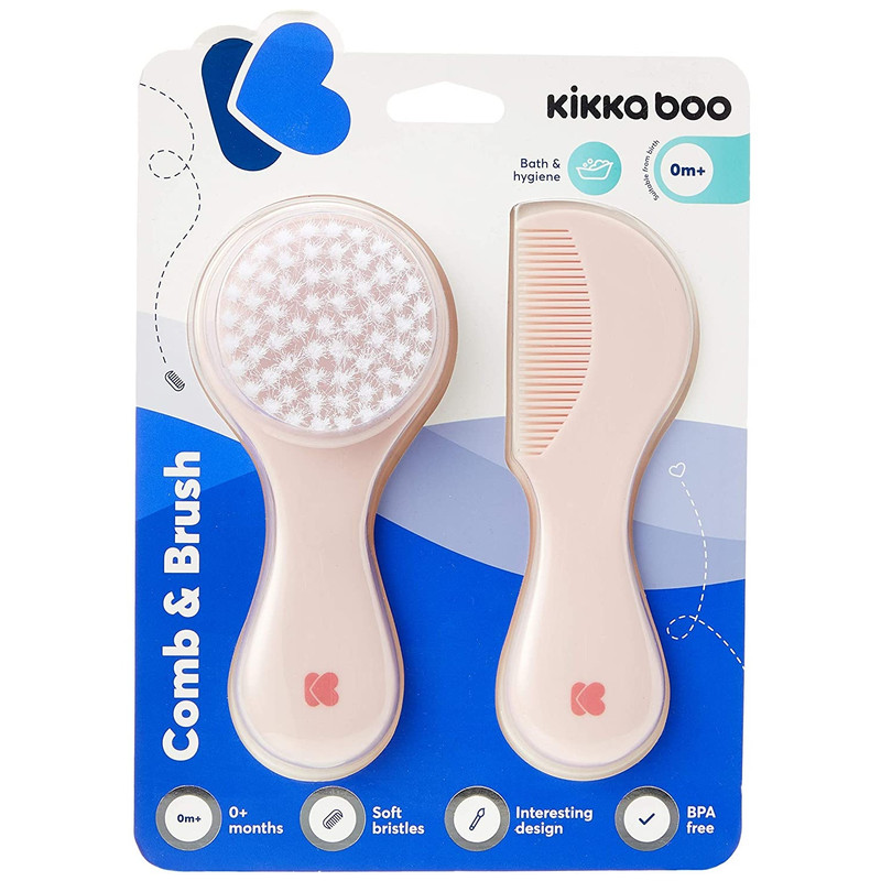 ست برس و شانه نوزاد کیکابو مدل Picko