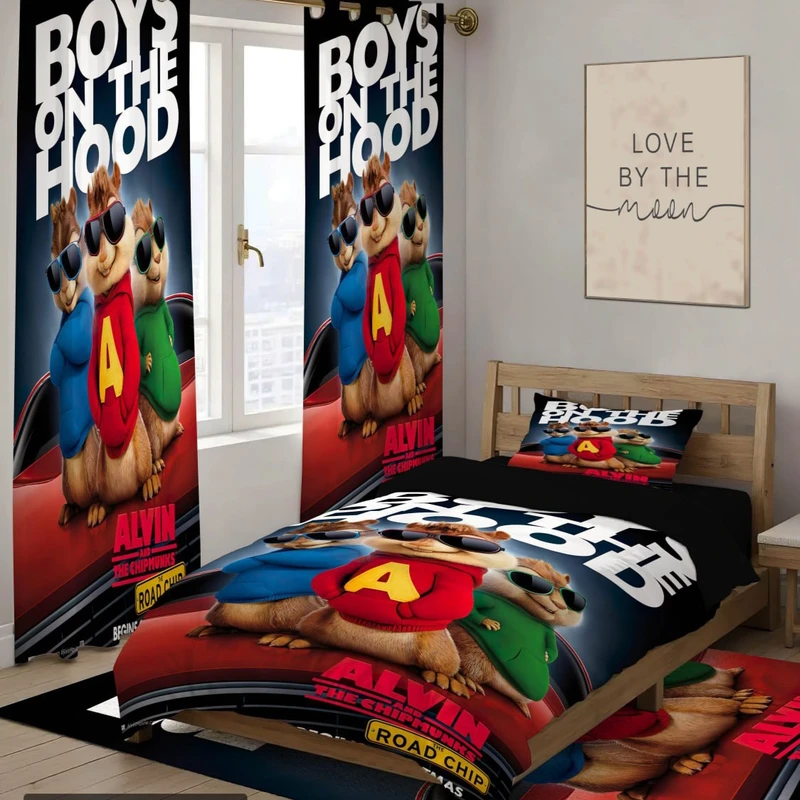 سرویس خواب تک نفره 4 تکه مدل سنجاب آلووین کد ۱۲۶۱