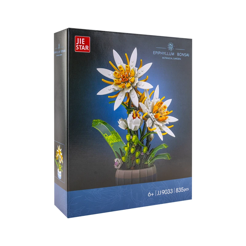 ساختنی 835 تکه ژی استار مدل گل اپیفیلوم بونسای کد jj-9033