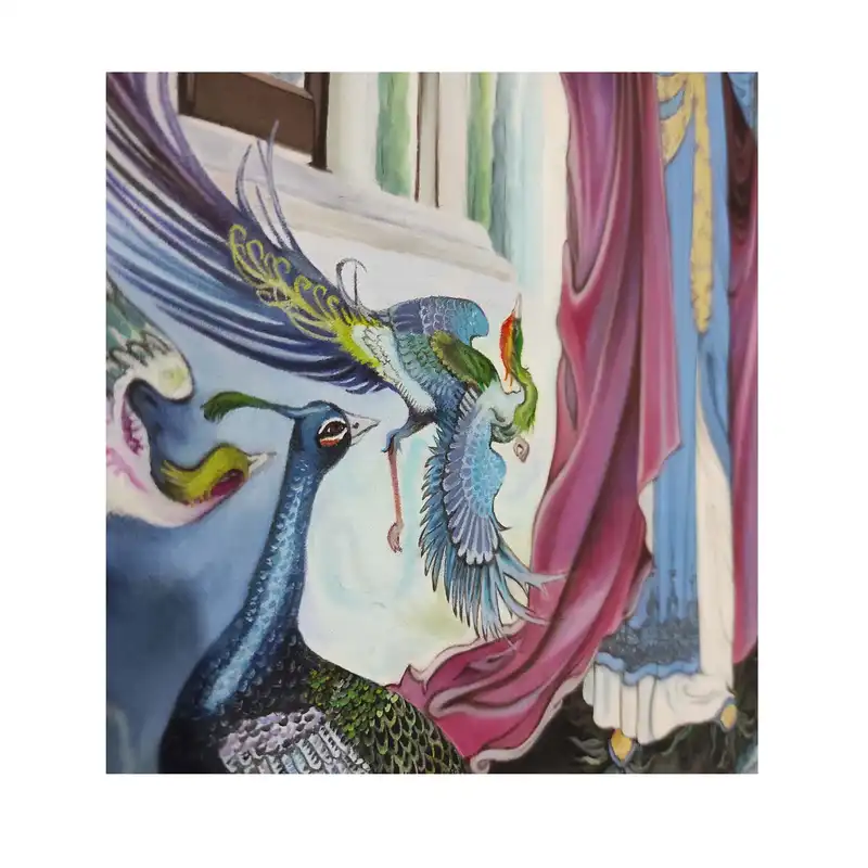 تابلو نقاشی طرح مینیاتور مدل حافظ