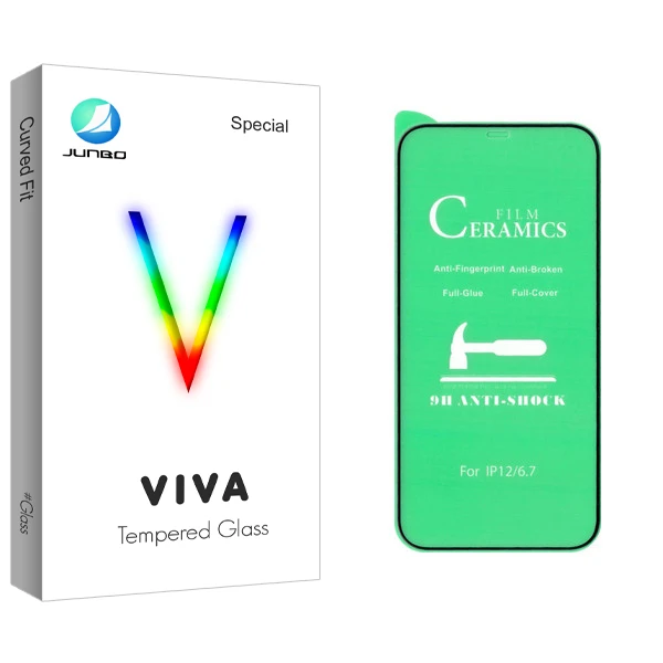 محافظ صفحه نمایش سرامیکی جانبو مدل Viva Glass مناسب برای گوشی موبایل اپل Iphone 12 Pro Max