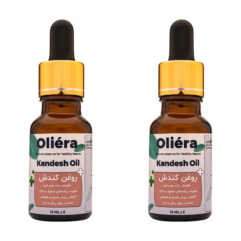 روغن مو اُلیئرا مدل کندش کد +A حجم 30 میلی لیتر بسته 2 عددی