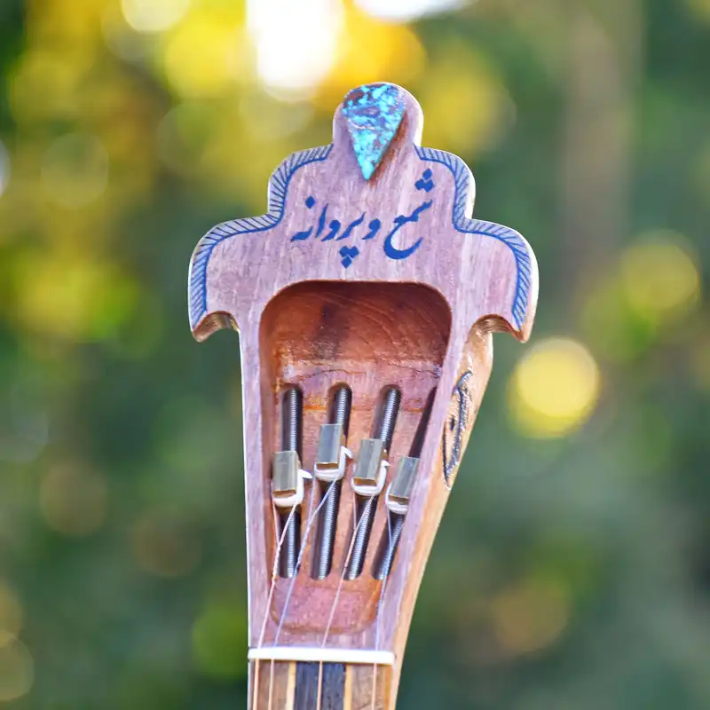 سه تار ایران ساز مدل شمع و پروانه