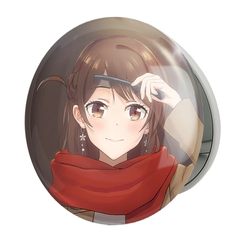 آینه جیبی خندالو طرح چیزورو انیمه کانوجواوکاری مدل تاشو کد 18245 